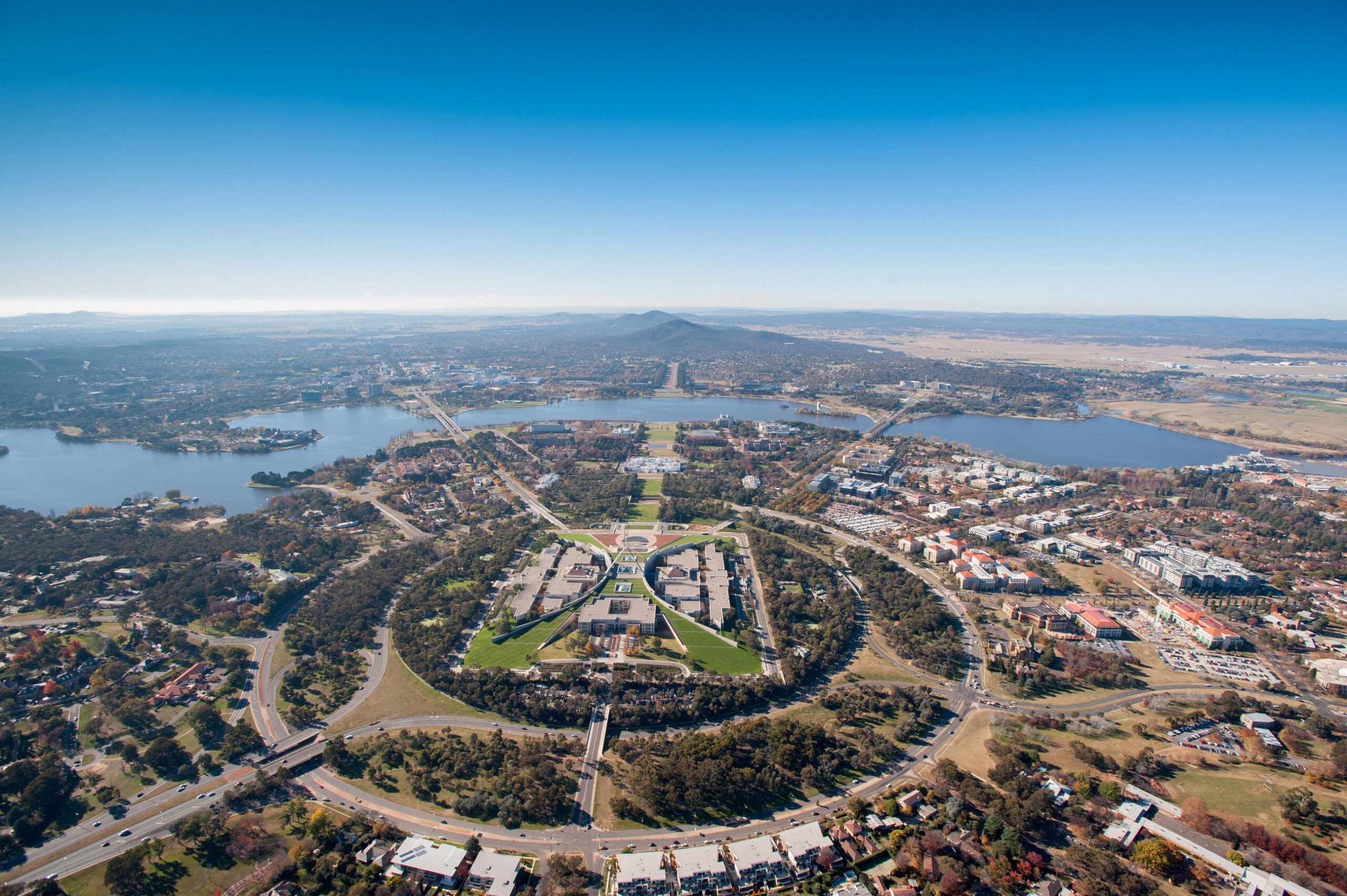 Parliament House, Lake Burley Griffin, Canberra